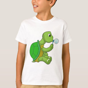Schildkröte mit Seifenblasen T-Shirt