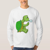 Schildkröte mit Seifenblasen T-Shirt (Vorderseite)