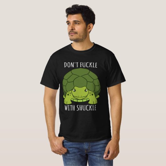 Schildkröte - Mit Shuckle nicht verwirren T-Shirt (Vorne ganz)