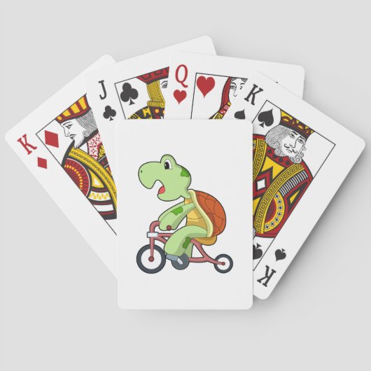 Schildkröte mit spielkarten (Rückseite)