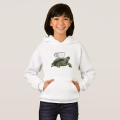 Schildkröte mit Teacup Hoodie (Vorne ganz)