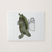 Schildkröte mit Teacup Puzzle (Horizontal)