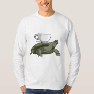 Schildkröte mit Teacup T-Shirt