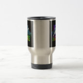 "Schildkröte muss nicht aufhalten" Reiseumarmung Reisebecher (Mittel)