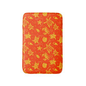 Schildkröte-Muster Badematte (Vorderseite Vertikal)