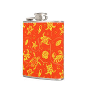 Schildkröte-Muster Flachmann (Links)