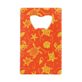 Schildkröte-Muster Geldbeutel Flaschenöffner (Rückseite)