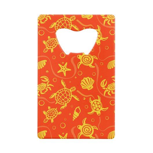 Schildkröte-Muster Geldbeutel Flaschenöffner (Rückseite)