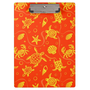 Schildkröte-Muster Klemmbrett