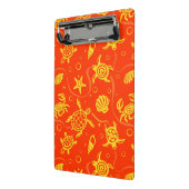 Schildkröte-Muster Mini Klemmbrett (Gewinkelt2)