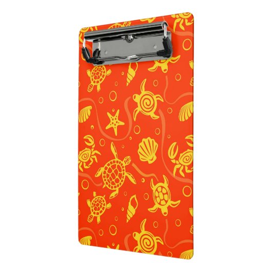 Schildkröte-Muster Mini Klemmbrett (Gewinkelt2)