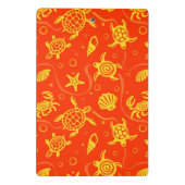 Schildkröte-Muster Mini Klemmbrett (Rückseite)