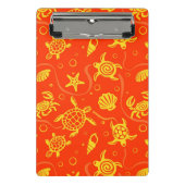 Schildkröte-Muster Mini Klemmbrett (Vorderseite)