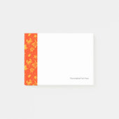 Schildkröte-Muster Post-it Klebezettel (Vorderseite)