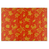 Schildkröte-Muster Schneidebrett (Vorderseite)