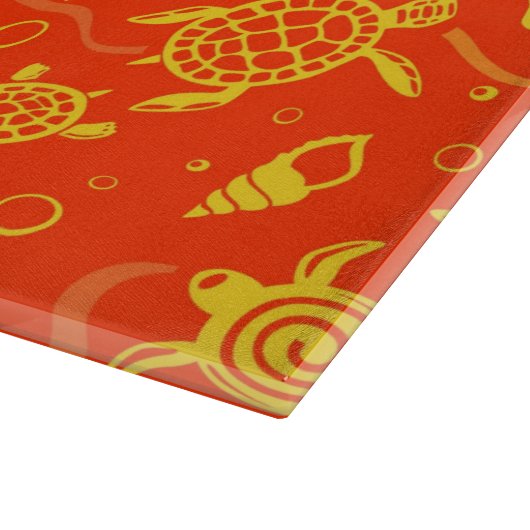 Schildkröte-Muster Schneidebrett (Ecke)