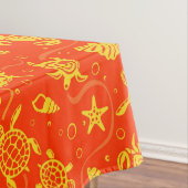 Schildkröte-Muster Tischdecke (Beispiel)