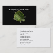 Schildkröte-Natur-Visitenkarten Visitenkarte (Vorne/Hinten)