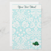 Schildkröte; Niedlich Briefpapier (Vorne/Hinten)