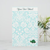 Schildkröte; Niedlich Briefpapier (Stehend Vorderseite)