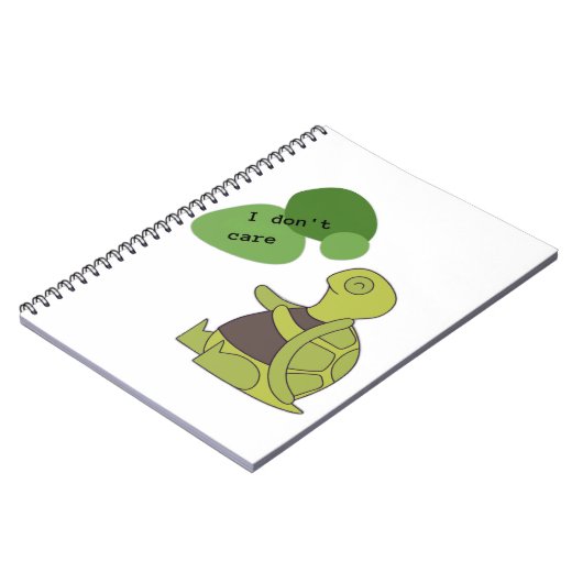 Schildkröte Notizblock (Linke Seite)