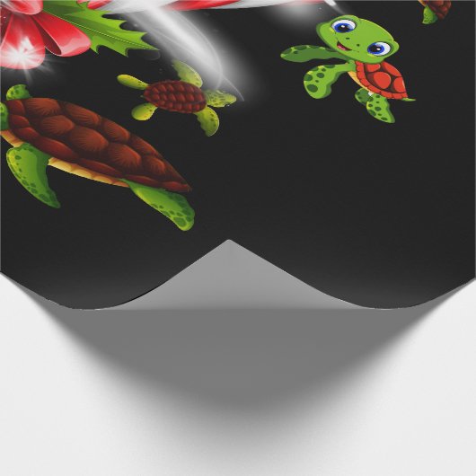 Schildkröte| Nur ein Mädchen, das Schildkröten Geschenkpapier (Ecke)