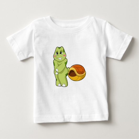 Schildkröte ohne Muschel Shy.PNG Baby T-shirt (Vorderseite)