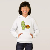 Schildkröte ohne Muschel Shy.PNG Hoodie (Vorne ganz)