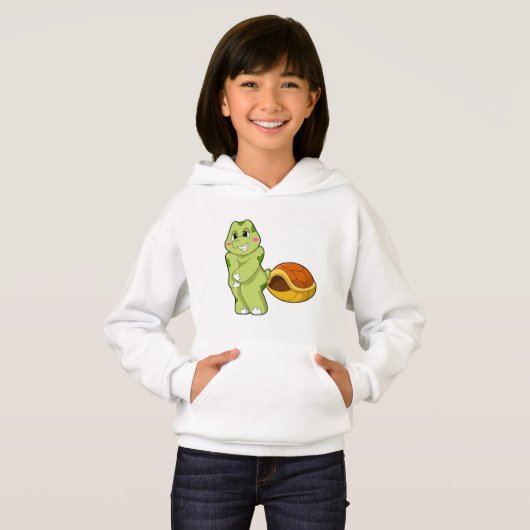 Schildkröte ohne Muschel Shy.PNG Hoodie (Vorne ganz)