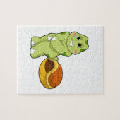 Schildkröte ohne Muschel Shy.PNG Puzzle (Horizontal)