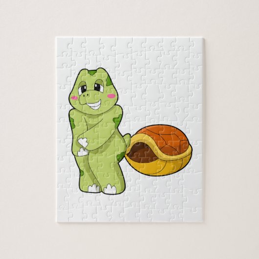 Schildkröte ohne Muschel Shy.PNG Puzzle (Vertikal)