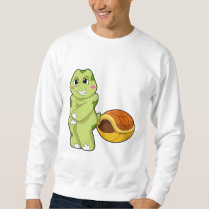 Schildkröte ohne Muschel Shy.PNG Sweatshirt