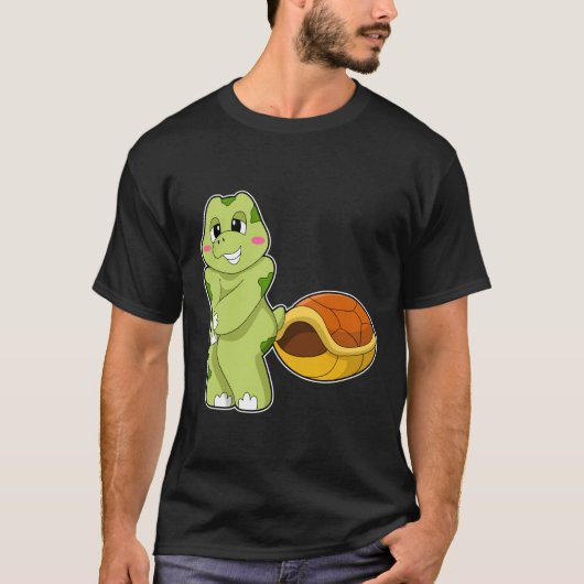 Schildkröte ohne Muschel Shy.PNG T-Shirt (Vorderseite)