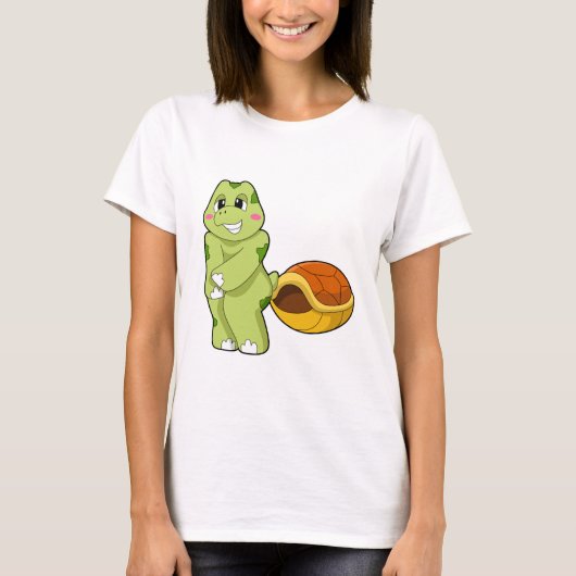 Schildkröte ohne Muschel Shy.PNG T-Shirt (Vorderseite)