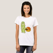 Schildkröte ohne Muschel Shy.PNG T-Shirt (Vorne ganz)