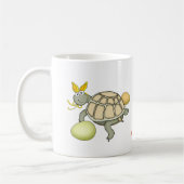 Schildkröte-Osterhase mit Eiern! Kaffeetasse (Links)