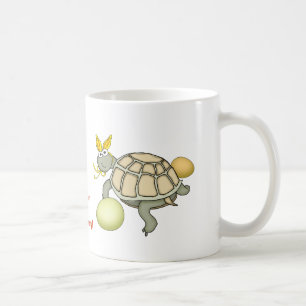 Schildkröte-Osterhase mit Eiern! Kaffeetasse