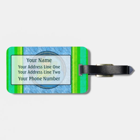 Schildkröte-Paar-Gepäckanhänger Gepäckanhänger (Rückseite horizontal)