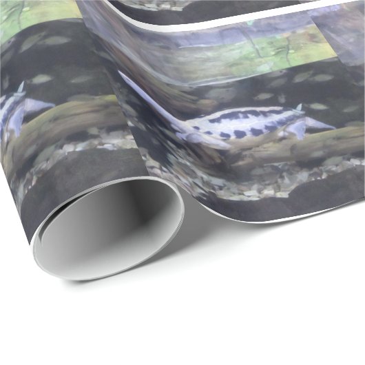 Schildkröte-Packpapier Geschenkpapier (Rolleneckpunkt)