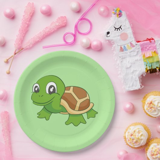 Schildkröte-PapierTeller Pappteller (Party)