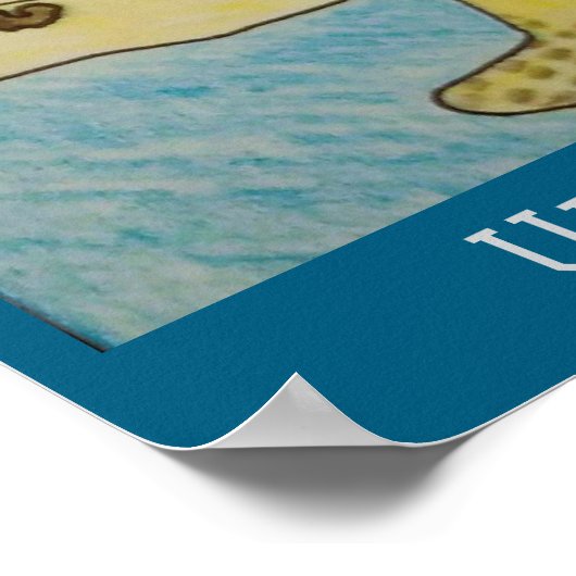 Schildkröte Poster (Ecke)