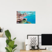Schildkröte Poster (Heimbüro)
