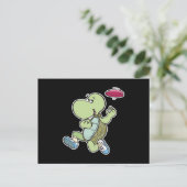 Schildkröte Postkarte (Stehend Vorderseite)