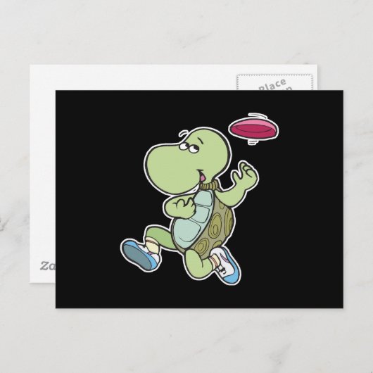 Schildkröte Postkarte (Vorne/Hinten)