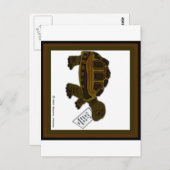 Schildkröte Postkarte (Vorne/Hinten)