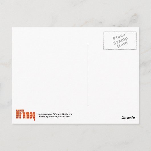 Schildkröte Postkarte (Rückseite)