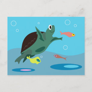 Schildkröte Postkarte