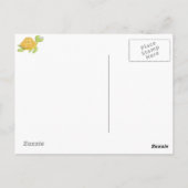 Schildkröte Postkarte (Rückseite)