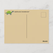 Schildkröte Postkarte (Rückseite)