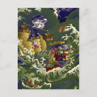 Schildkröte Postkarte